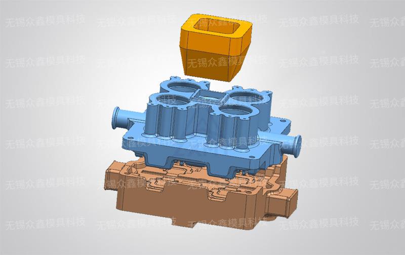 多路閥體3D打印